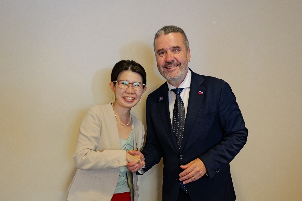 Meeting with H.E. Mr. Tone Kajzer, Minister of Foreign and European Affairs of Slovenia